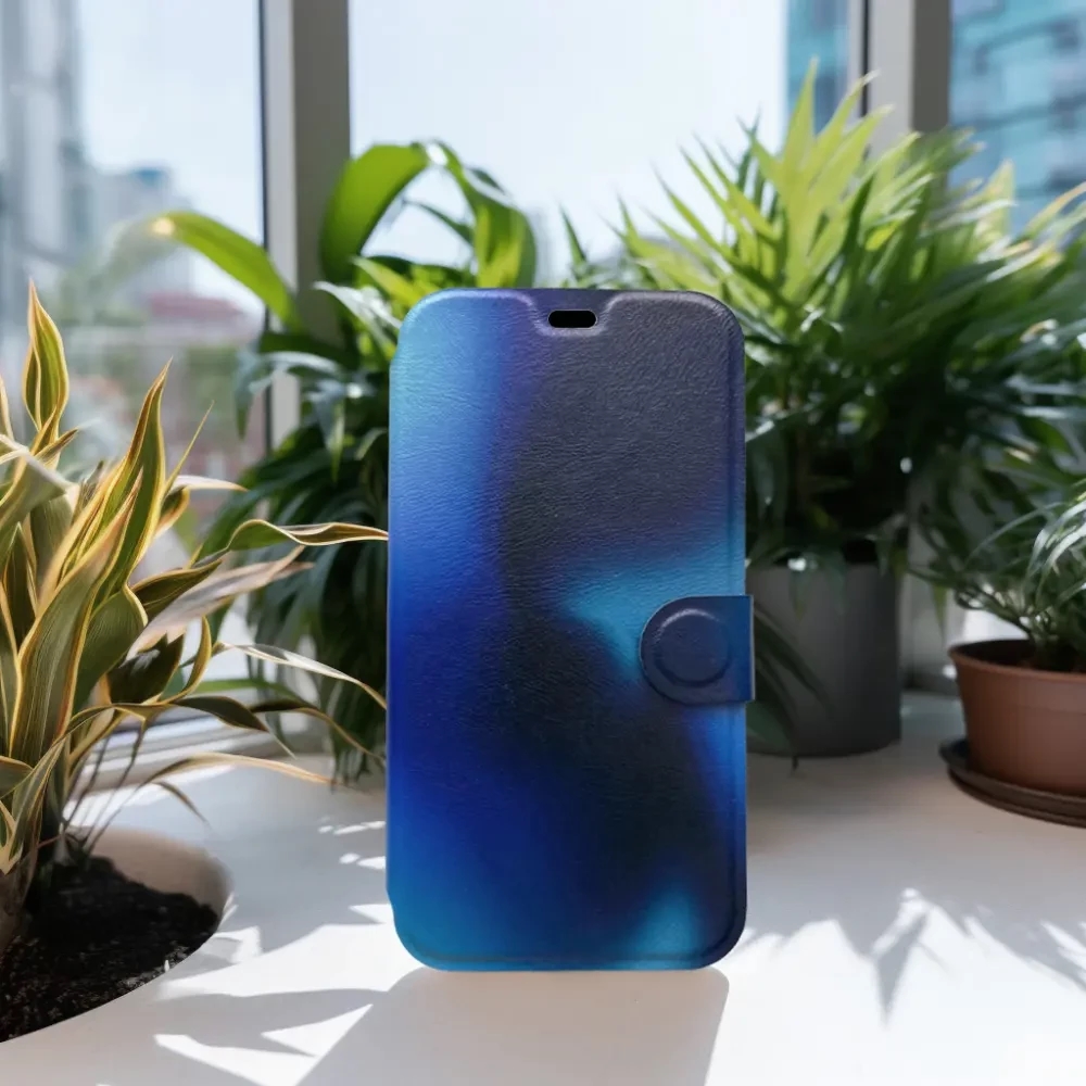 Flipové pouzdro Mobiwear - Samsung Galaxy S24 - VP68S Modrý odstín