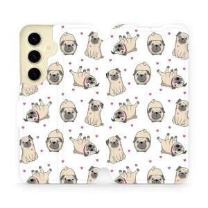 Flipové pouzdro Mobiwear - Samsung Galaxy S24 - M097P Mopsíci