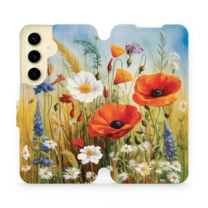 Flipové pouzdro Mobiwear - Samsung Galaxy S24 - VP43S Letní louka