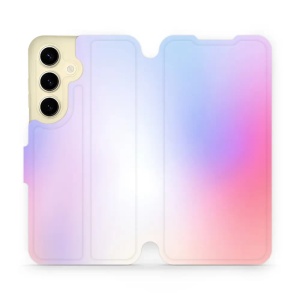Flipové pouzdro Mobiwear - Samsung Galaxy S24 - VP65S Nachový odstín