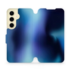 Flipové pouzdro Mobiwear - Samsung Galaxy S24 - VP68S Modrý odstín