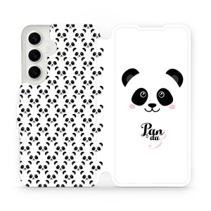 Flipové pouzdro Mobiwear - Samsung Galaxy S24 Plus - M030P Panda Amálka