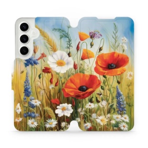Flipové pouzdro Mobiwear - Samsung Galaxy S24 Plus - VP43S Letní louka