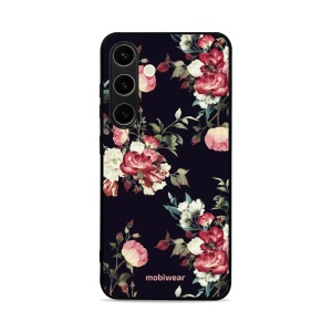 Lesklý kryt Mobiwear Glossy - Samsung Galaxy S24 - G040G - Růže na černé