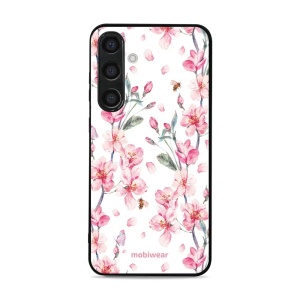Lesklý kryt Mobiwear Glossy - Samsung Galaxy S24 Plus - G033G - Růžové květy