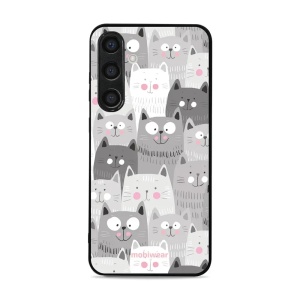 Lesklý kryt Mobiwear Glossy - Samsung Galaxy S24 Plus - G045G - Kočičky