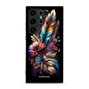Lesklý kryt Mobiwear Glossy - Samsung Galaxy S24 Ultra - G011G Kytice s pírkem