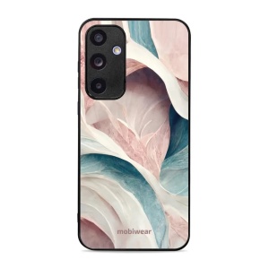 Lesklý kryt Mobiwear Glossy - Samsung Galaxy A35 5G - G026G - Růžový a zelenkavý mramor