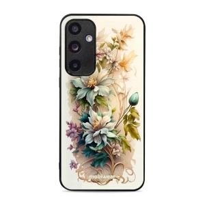 Lesklý kryt Mobiwear Glossy - Samsung Galaxy A55 5G - G014G Krémové květy
