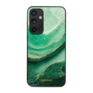 Lesklý kryt Mobiwear Glossy - Samsung Galaxy A55 5G - G023G - Zelený mramor