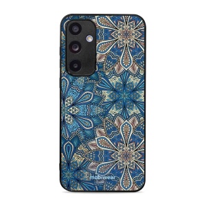Lesklý kryt Mobiwear Glossy - Samsung Galaxy A55 5G - G038G - Modré mandala květy