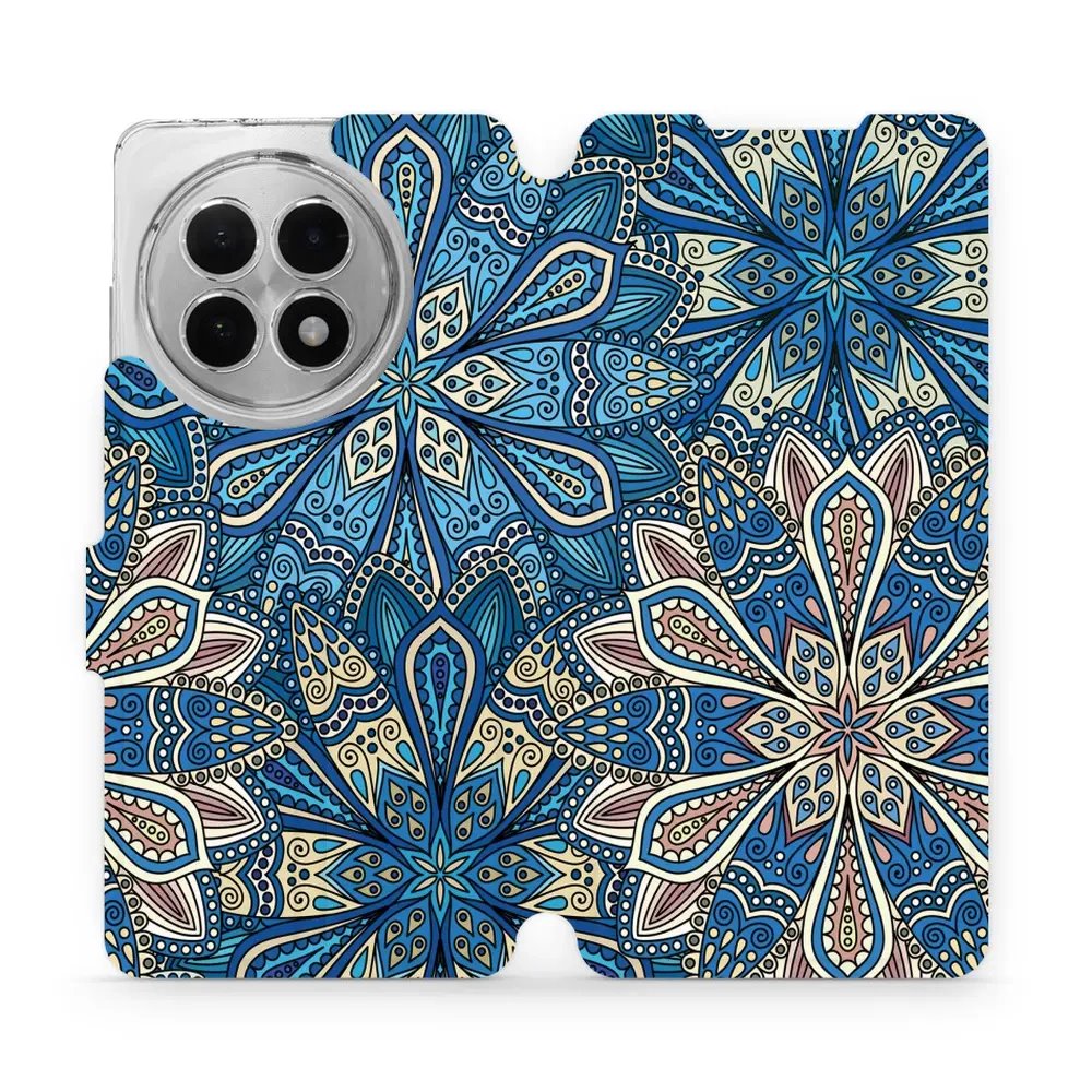 Flipové pouzdro Mobiwear - OnePlus 13R - V108P Modré mandala květy