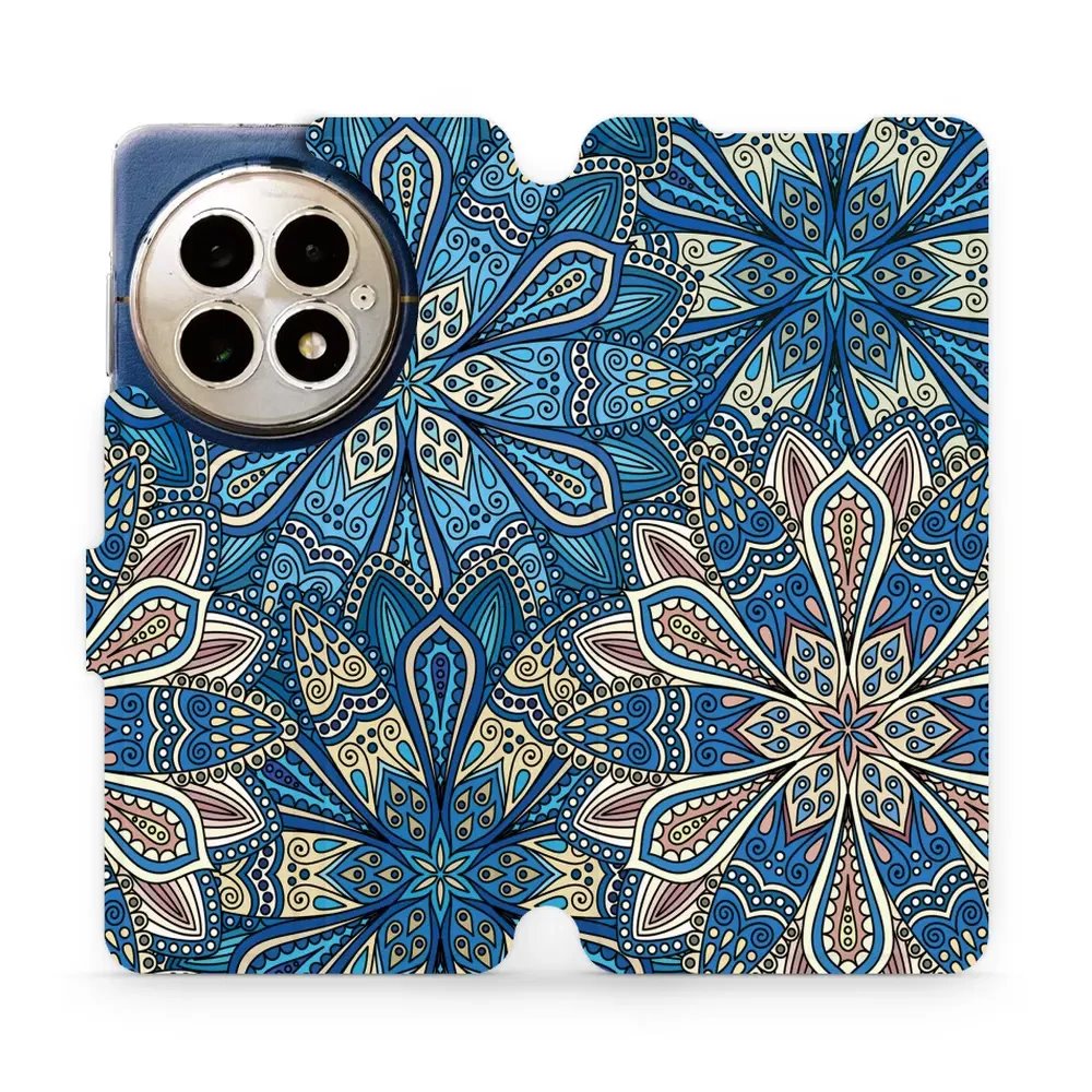 Flipové pouzdro Mobiwear - OnePlus 13 - V108P Modré mandala květy