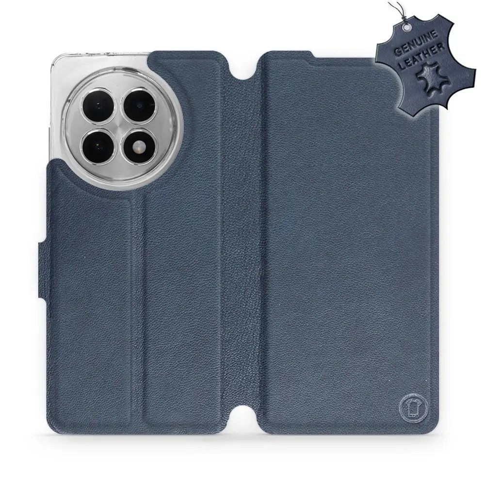 Kožené flip pouzdro Mobiwear - OnePlus 13R - Modré