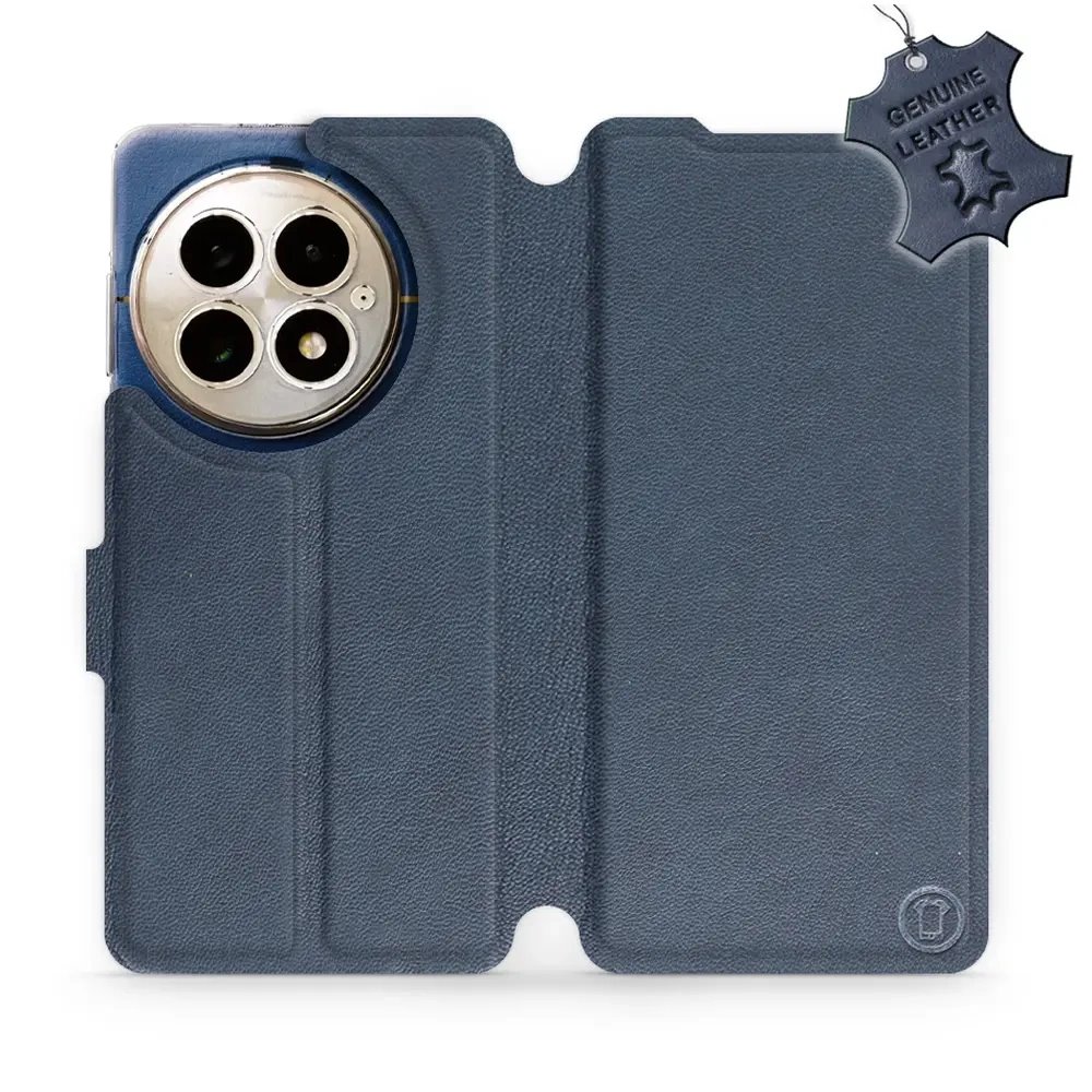 Kožené flip pouzdro Mobiwear - OnePlus 13 - Modré