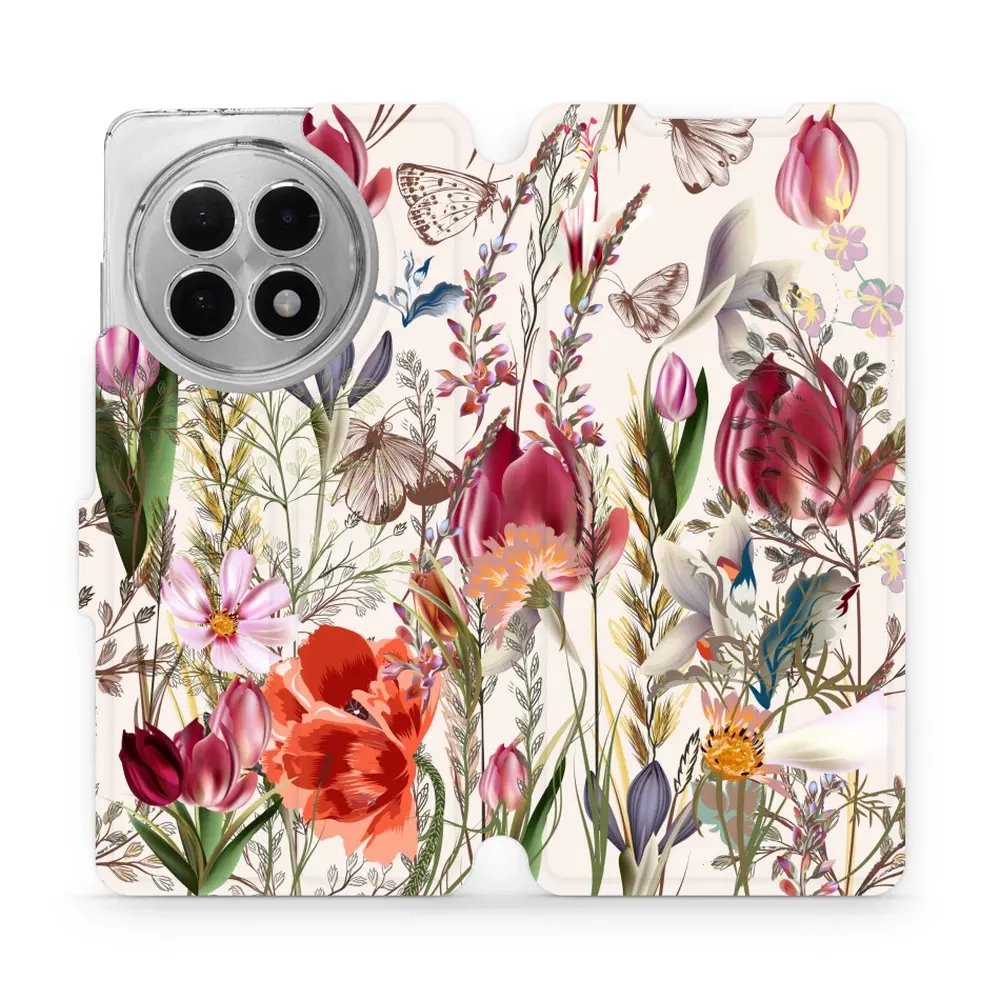 Flipové pouzdro Mobiwear - OnePlus 13R - MP01S Rozkvetlá louka