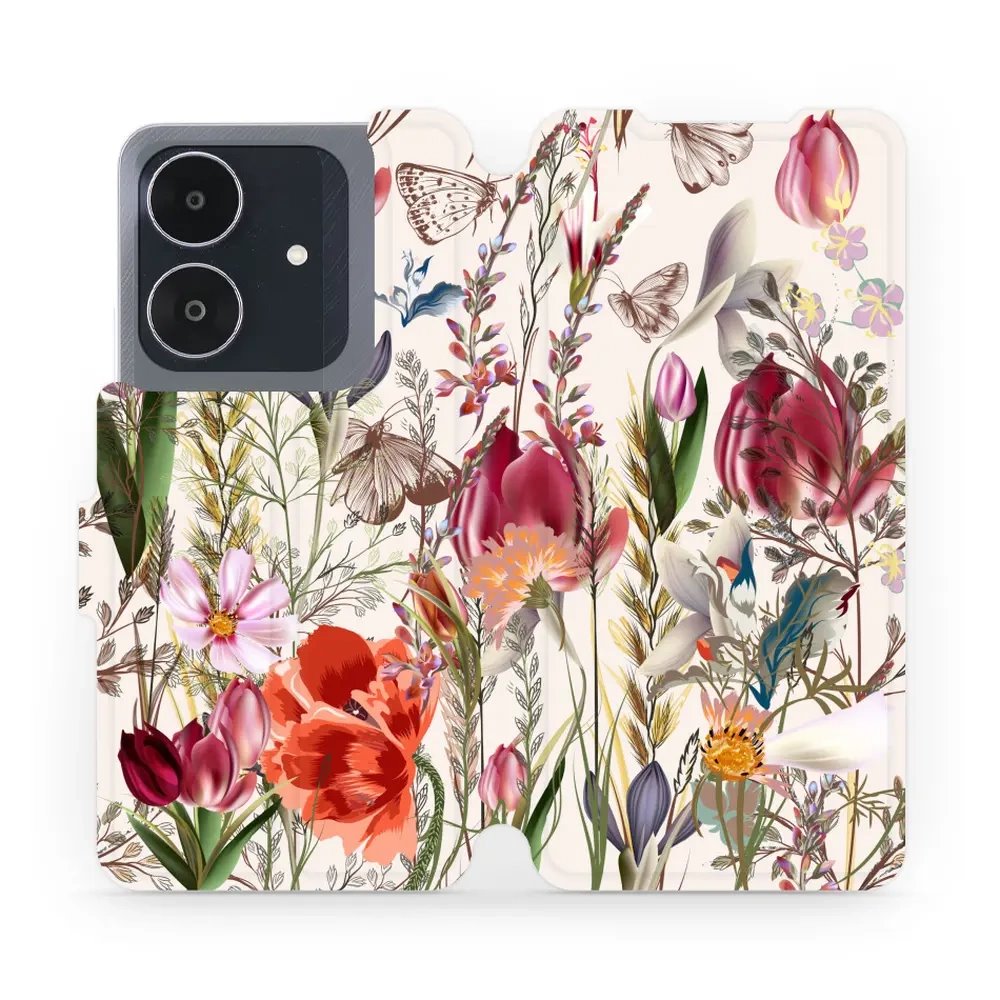 Flipové pouzdro Mobiwear - Realme Note 60 - MP01S Rozkvetlá louka