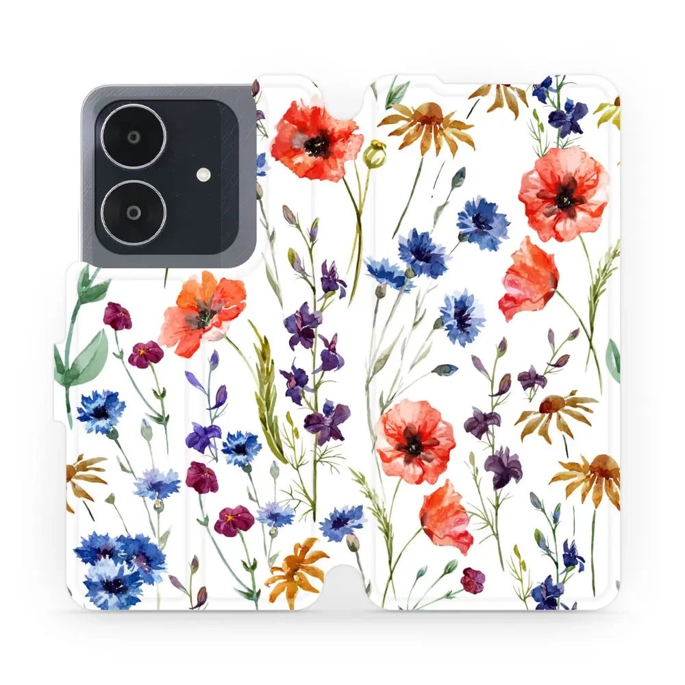 Flipové pouzdro Mobiwear - Realme Note 60 - MP04S Luční kvítí