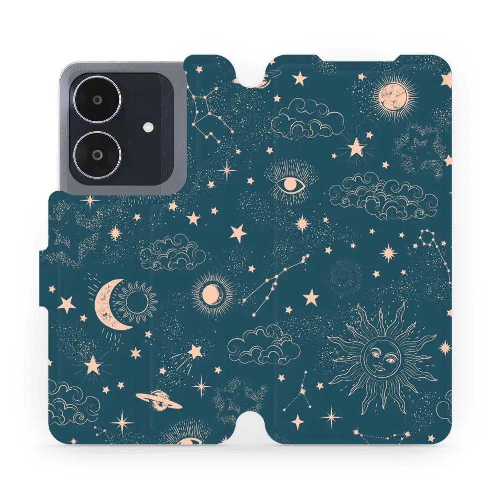 Flipové pouzdro Mobiwear - Realme Note 60 - VP14S Magický vesmír