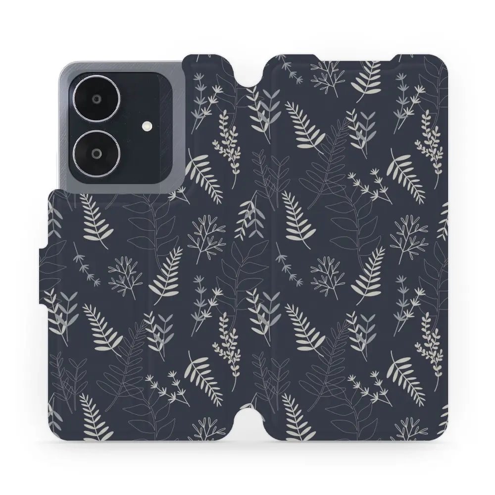 Flipové pouzdro Mobiwear - Realme Note 60 - VP15S Kapradiny