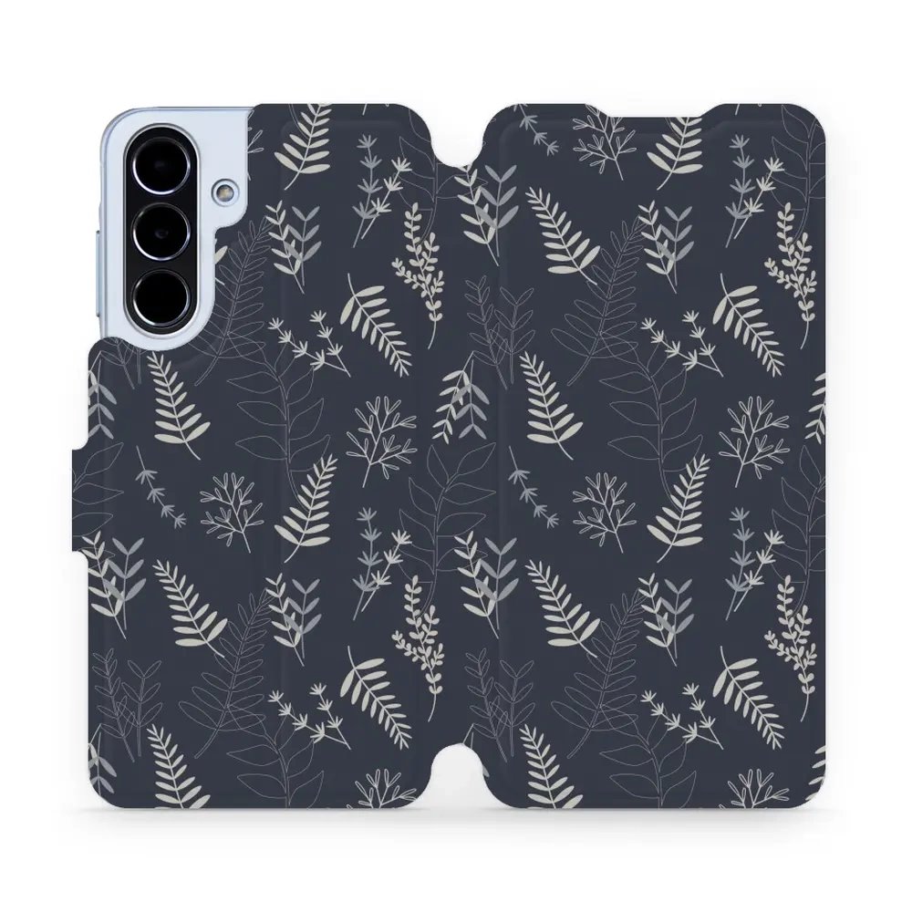 Flipové pouzdro Mobiwear - Samsung Galaxy A56 5G - VP15S Kapradiny
