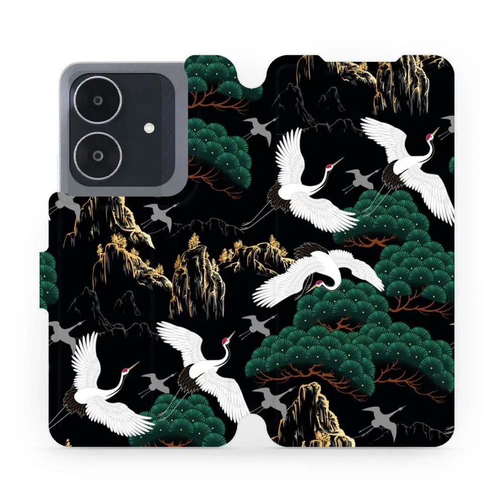 Flipové pouzdro Mobiwear - Realme Note 60 - VP16S Jeřábi