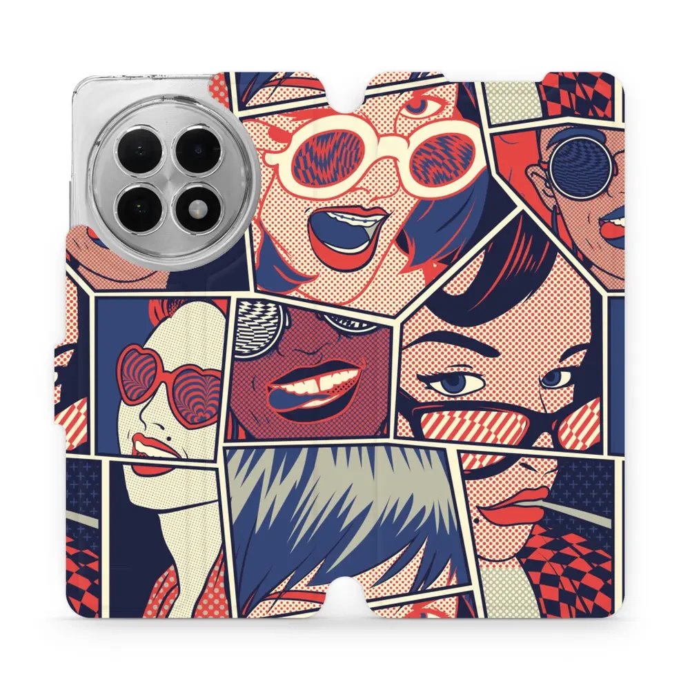 Flipové pouzdro Mobiwear - OnePlus 13R - VP18P Komiks