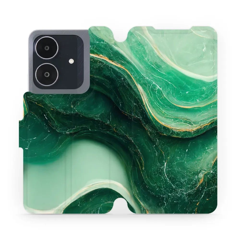 Flipové pouzdro Mobiwear - Realme Note 60 - VP38S Zelený mramor