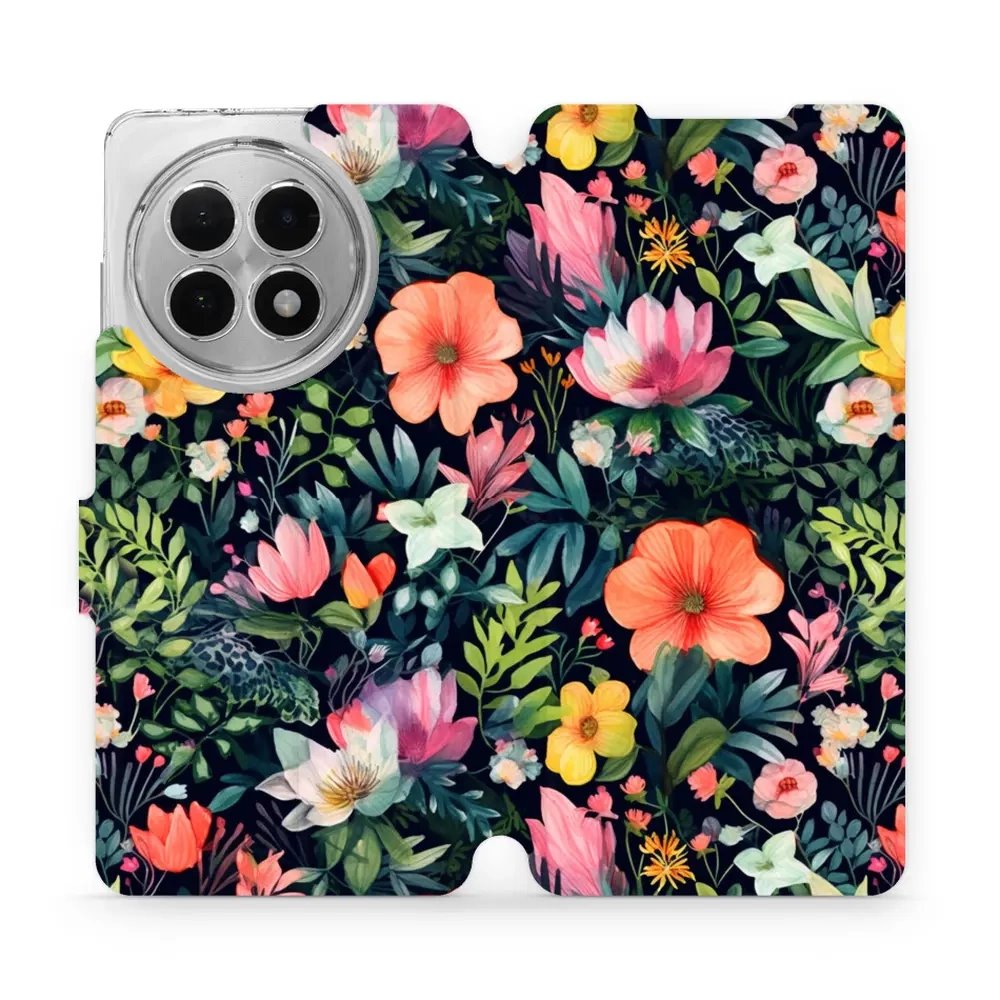 Flipové pouzdro Mobiwear - OnePlus 13R - VP48S Pestré kvítky