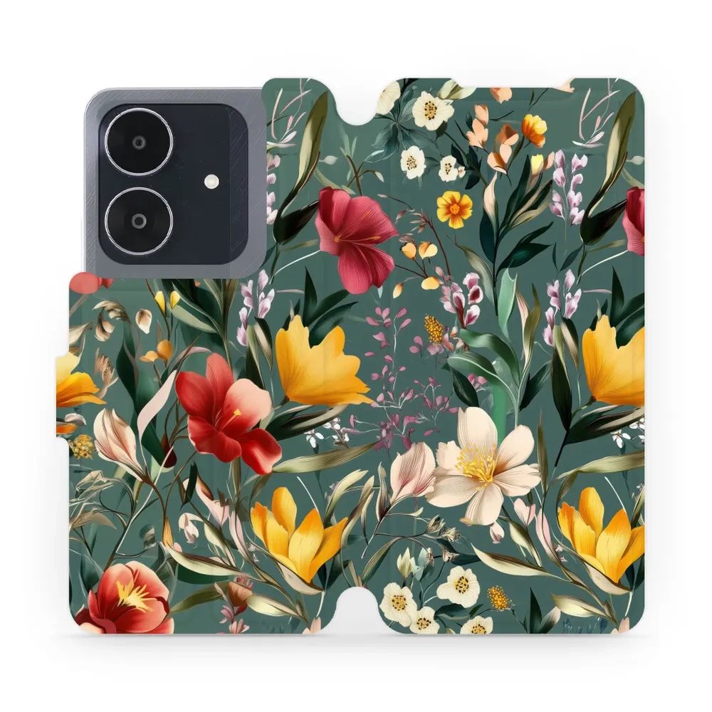 Flipové pouzdro Mobiwear - Realme Note 60 - VP71S Na zelené louce