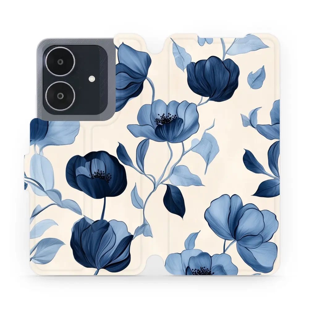 Flipové pouzdro Mobiwear - Realme Note 60 - VP73S Modrá krása květů