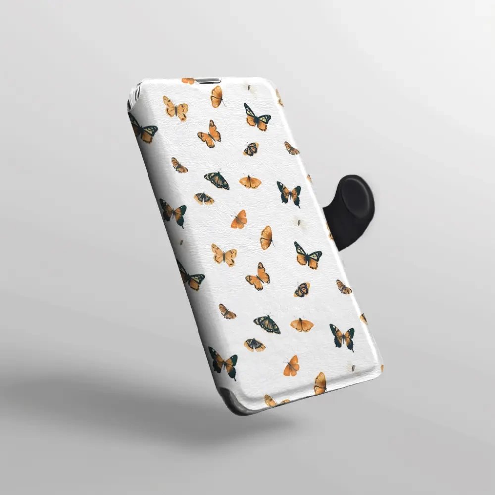Flipové pouzdro Mobiwear - OnePlus 13 - VP77S Oranžoví motýlci
