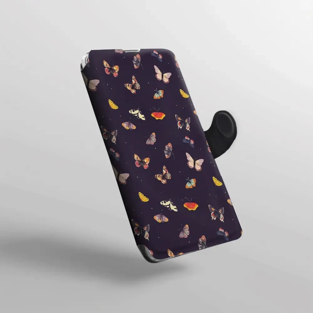 Flip pouzdro na mobil Honor 600 Lite - Mobiwear VP78S, barevní motýlci