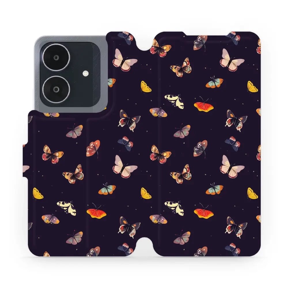 Flipové pouzdro Mobiwear - Realme Note 60 - VP78S Barevní motýlci
