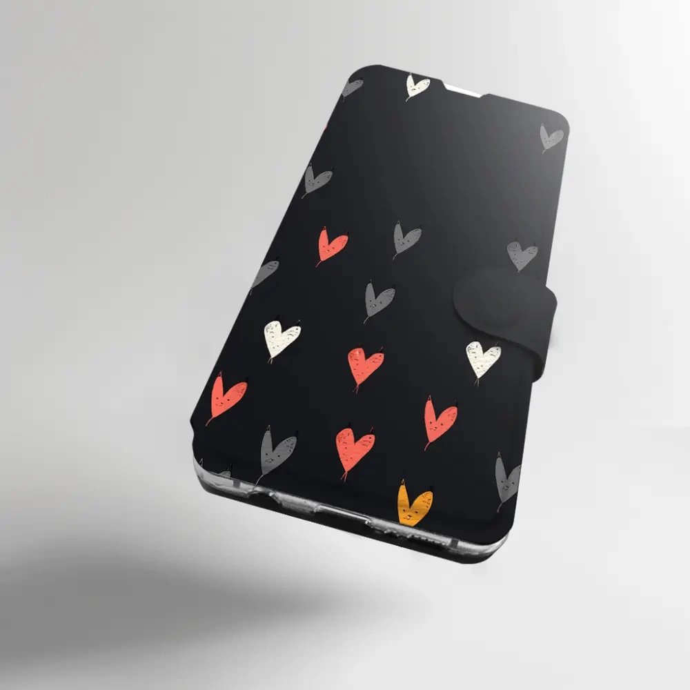 Flip pouzdro na mobil Honor 600 Lite - Mobiwear VP79S, srdíčka