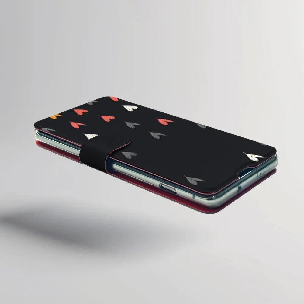 Flip pouzdro na mobil Honor 600 Lite - Mobiwear VP79S, srdíčka