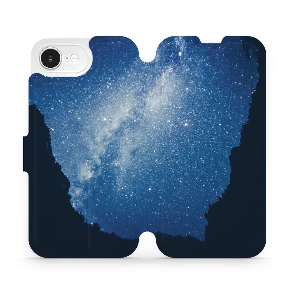 Flipové pouzdro Mobiwear - Apple iPhone 16e / iPhone 17e - M146P Galaxie
