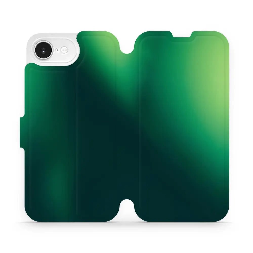 Flipové pouzdro Mobiwear - Apple iPhone 16e / iPhone 17e - VP61S Zelený odstín