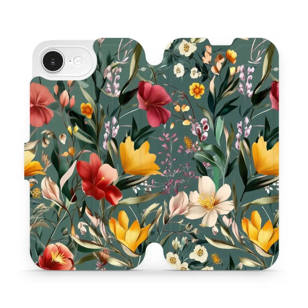 Flipové pouzdro Mobiwear - Apple iPhone 16e / iPhone 17e - VP71S Na zelené louce