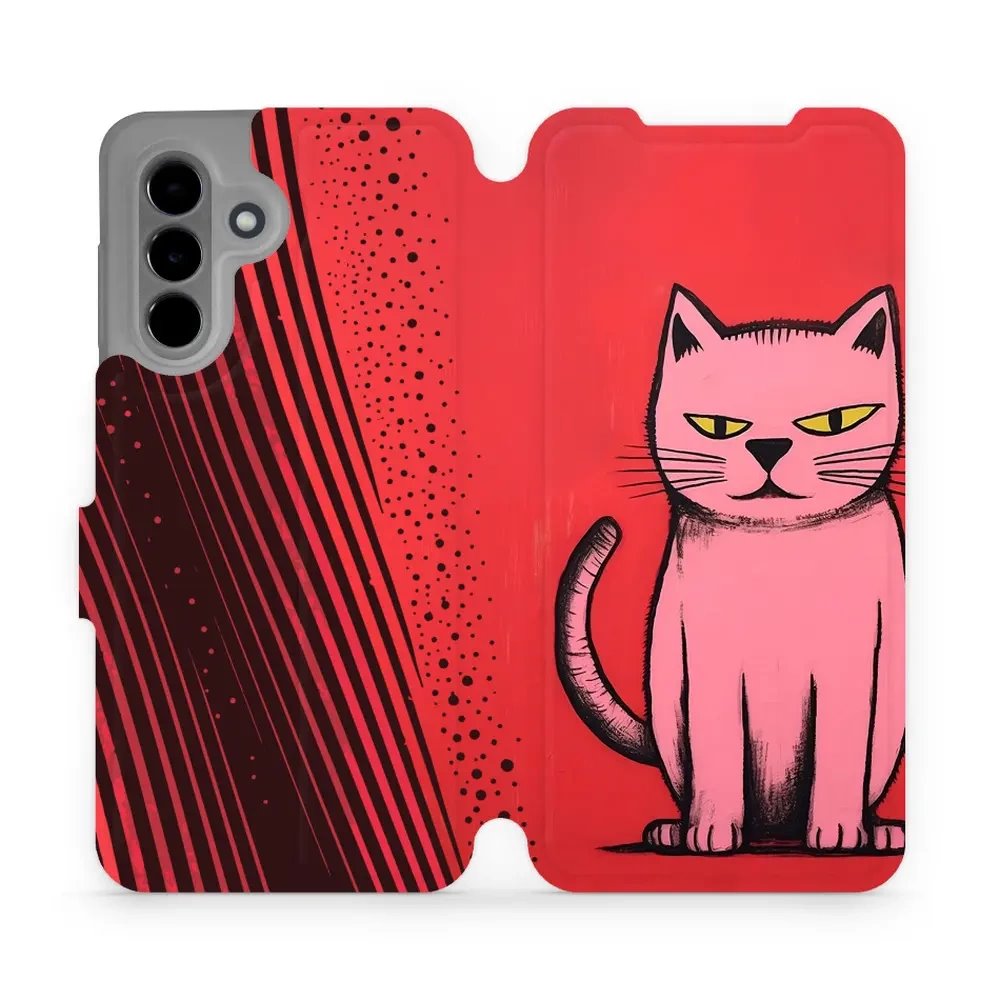 Flipové pouzdro Mobiwear - Samsung Galaxy A26 5G - VP54S Kocourek