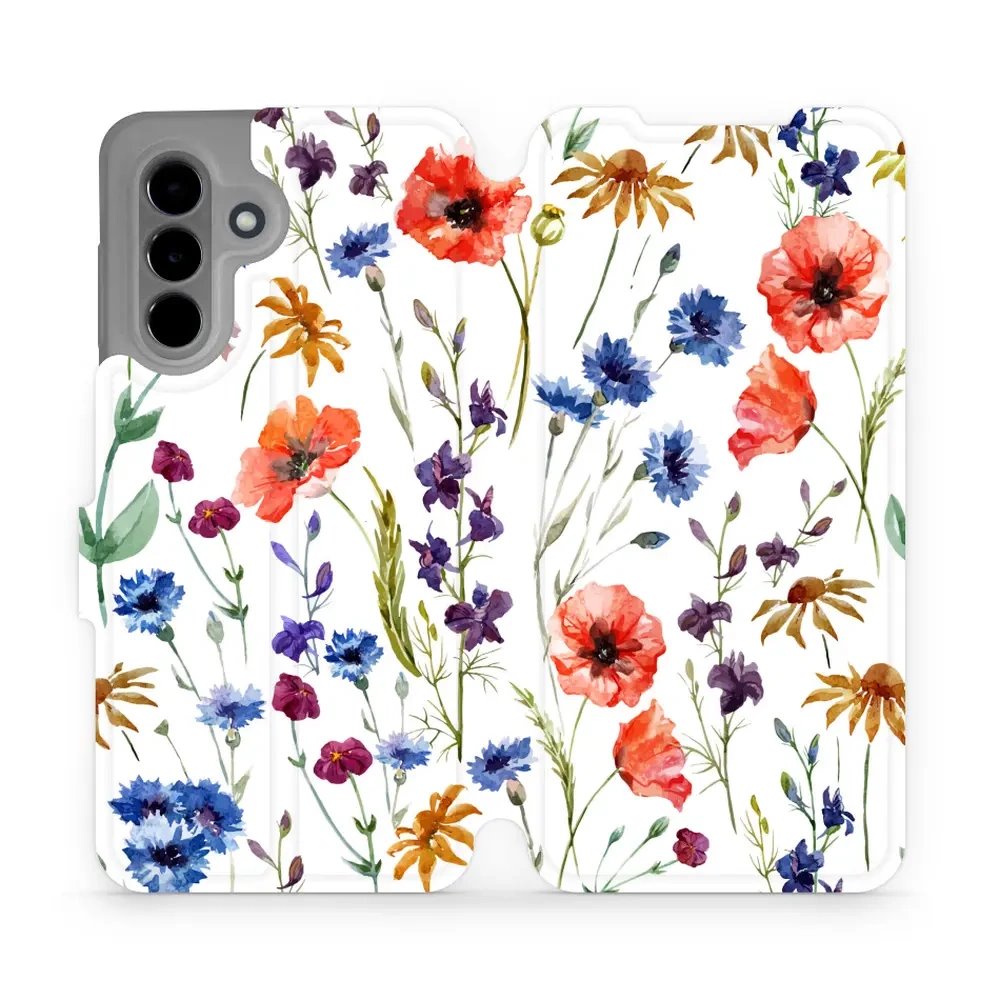 Flipové pouzdro Mobiwear - Samsung Galaxy A36 5G - MP04S Luční kvítí