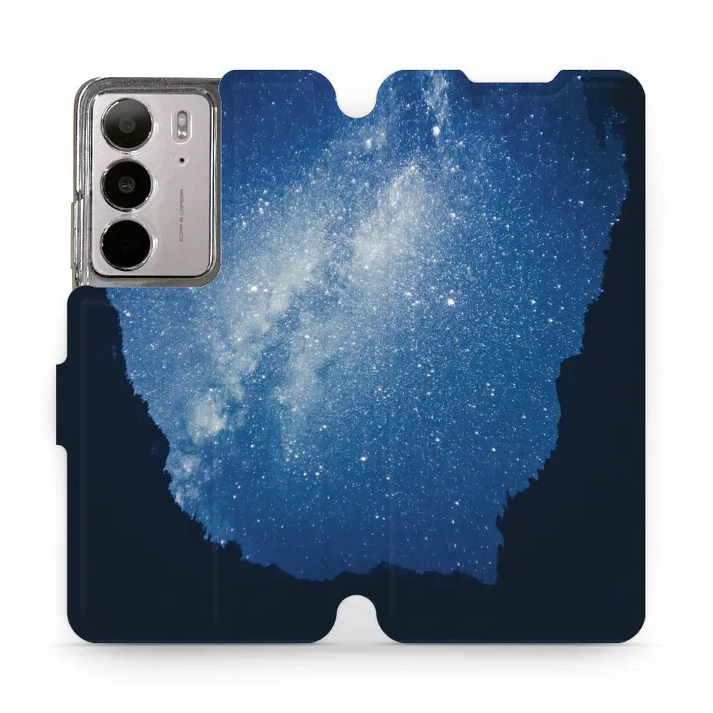 Flipové pouzdro Mobiwear - Realme C75 - M146P Galaxie