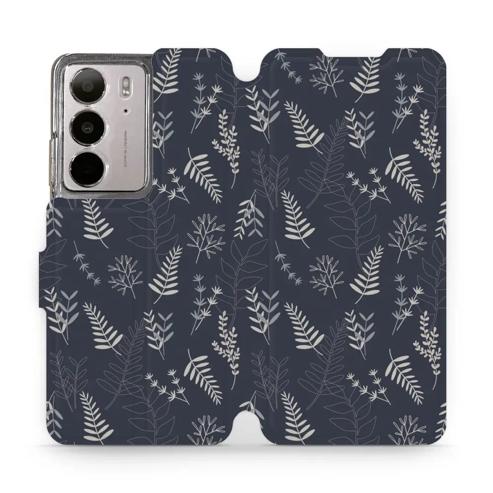 Flipové pouzdro Mobiwear - Realme C75 - VP15S Kapradiny