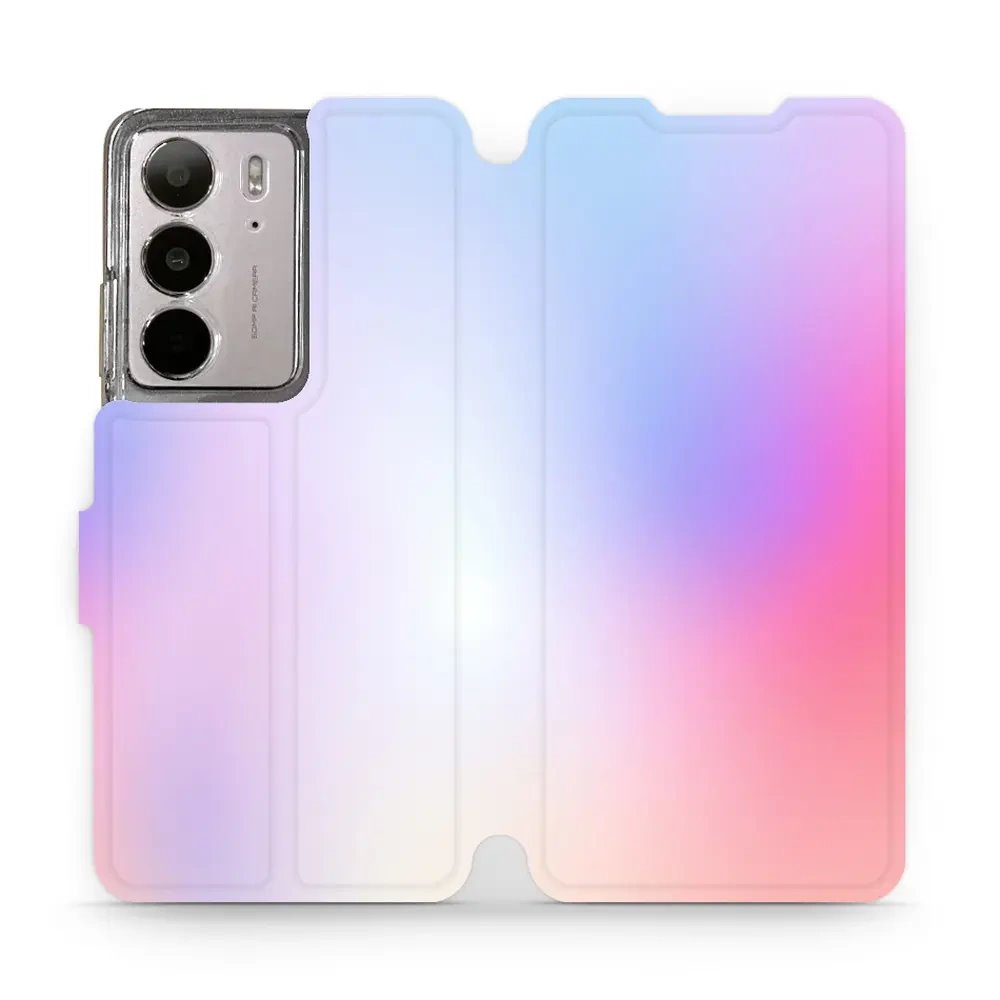 Flipové pouzdro Mobiwear - Realme C75 - VP65S Nachový odstín
