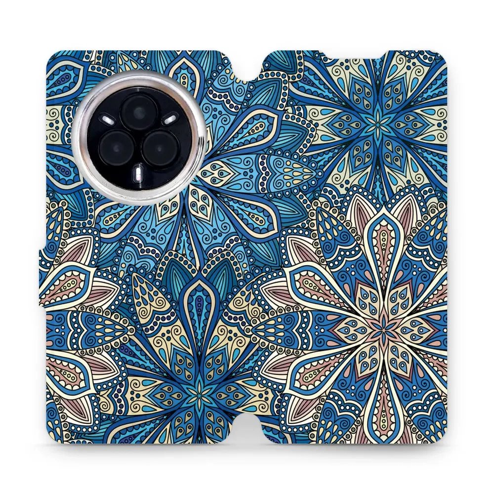 Flipové pouzdro Mobiwear - Realme 14 Pro 5G - V108P Modré mandala květy