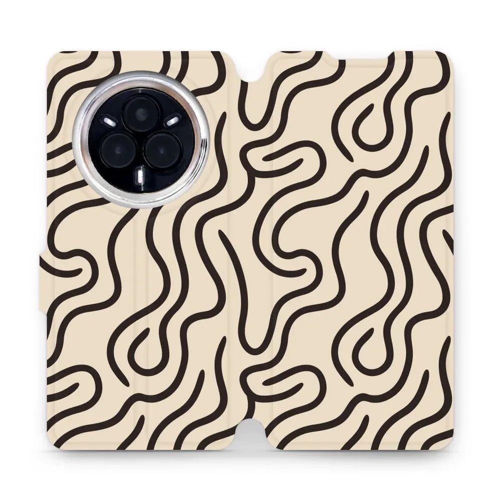 Flipové pouzdro Mobiwear - Realme 14 Pro 5G - VA60S Linky