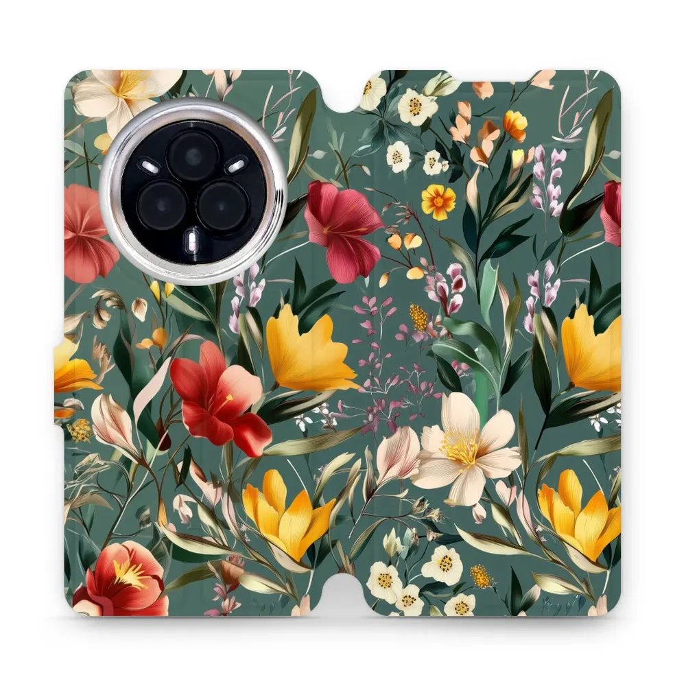Flipové pouzdro Mobiwear - Realme 14 Pro 5G - VP71S Na zelené louce