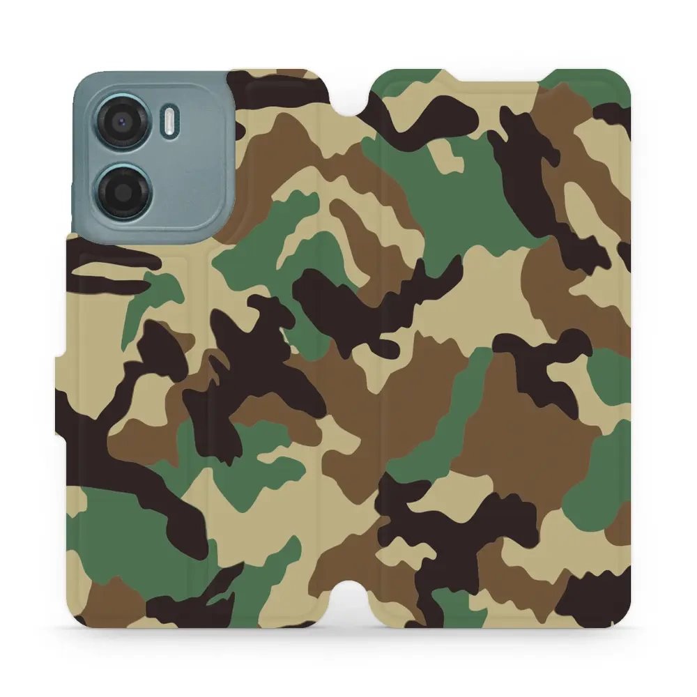 Flipové pouzdro Mobiwear - Motorola Moto G05 - V111P Maskáče