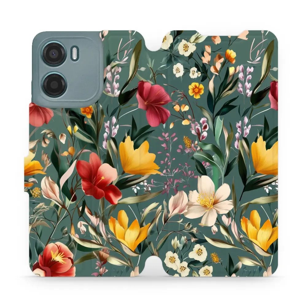Flipové pouzdro Mobiwear - Motorola Moto G05 - VP71S Na zelené louce