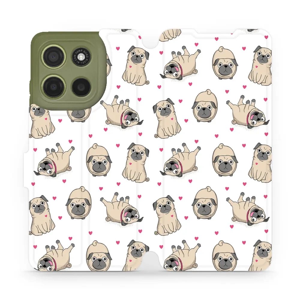 Flipové pouzdro Mobiwear - Motorola Moto G15 - M097P Mopsíci